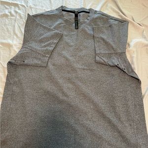 Lululemon Relaxed Fit - Train Short Sleeve- t-shirt - heather gray - large - new